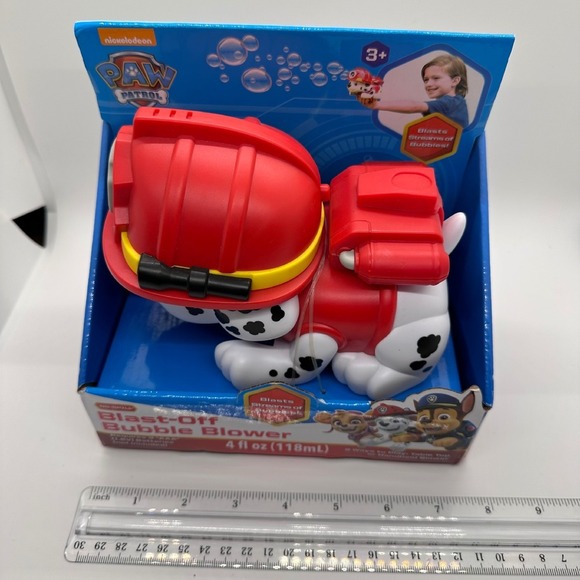 Paw Patrol Marshall Bubble Blower - Blast-Off No-Spill - Tabletop Handheld‎ - Picture 4 of 14